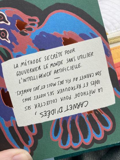 Au dos, c’est écrit «&nbsp;méthode secrète pour gouverner le monde sans utiliser l’intelligence artificielle&nbsp;»