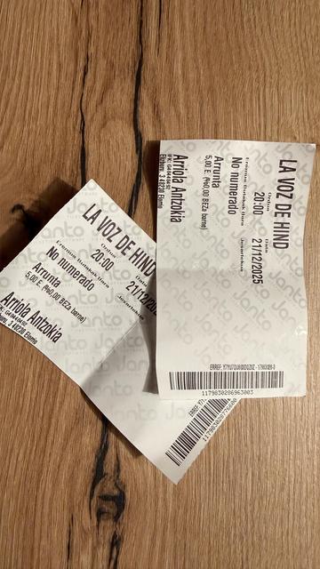 “La voz de Hind” filmaren sarrera bi.