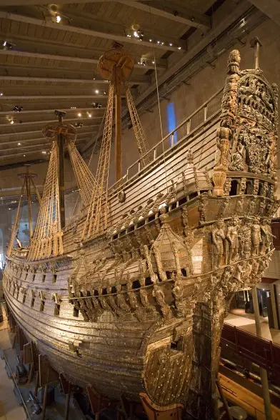 Vasa warship sunk due to unrealistic glory