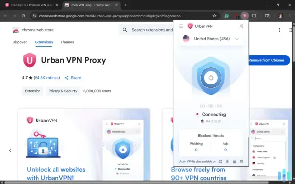 Urban VPN Proxy has been mentioned as one of the Chrome Extensions Stealing AI Chat Data illegally