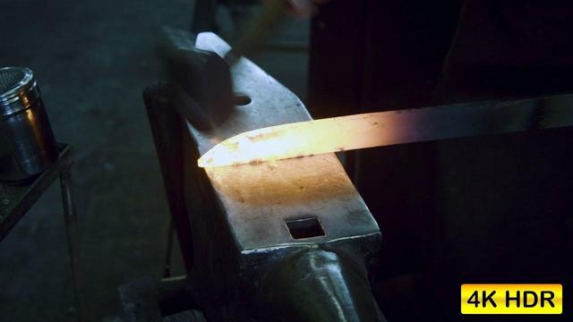 Youtube thumbnail image for the video: Forging a Viking Broad Seax: Forge Welding Repeated (Breitsax Ep. 5) - 4K HDR