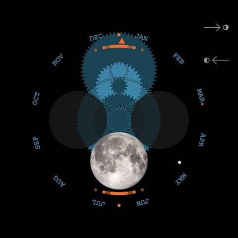 Web app „Meton“ showing full moon for January 3, 2026.