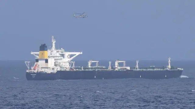 The United States Coast Guard seized this oil tanker.