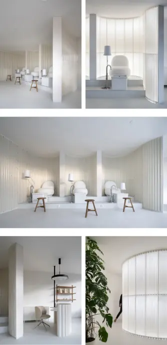 Salon as a Theatrical Sequence by Studio Plyš