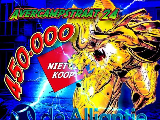 Ex Nihilo (Uit Het Niets) beschikt over de kracht en technologie om de omgeving van hele planeten te transformeren, hetzij rechtstreeks, hetzij via organische ‘oorsprongsbommen’ die gemeenschappelijke virussen bevatten die zijn geprogrammeerd om genetische codes binnen een straal van tien mijl te herprogrammeren. Waarom zou je dan nog doorgaan met de verkoop van iets dat niet te koop is? Affiche Kimbel Bouwman voor Niet Te Koop flitsactie 235.