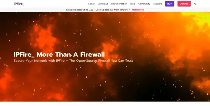 IPFire is a versatile, state-of-the-art Open Source firewall based on Linux. Its ease of use, high performance in any scenario and extensibility make it usable for everyone.