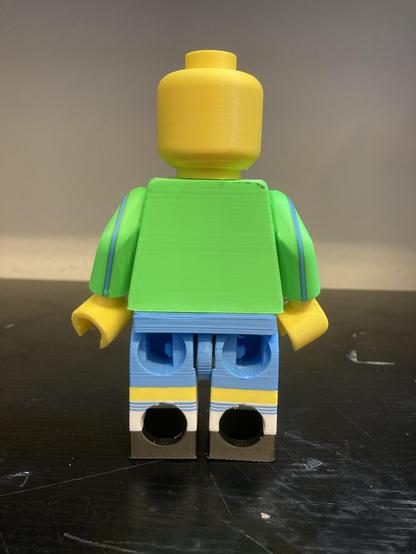 Seattle Sounders brick figure.
