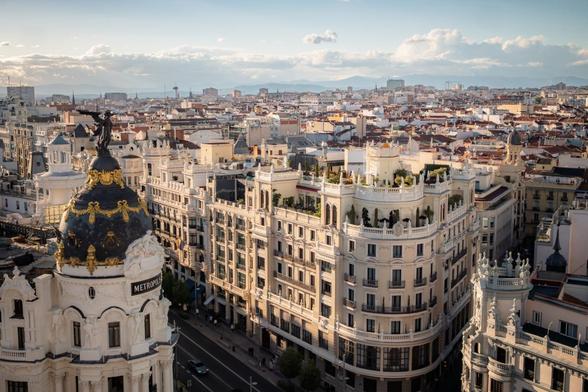 Imagen de archivo de la Gran Vía de Madrid. (Getty Images)