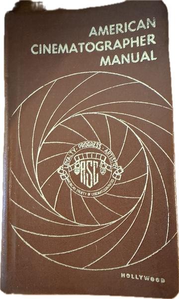 Manual from the American Society of Cinematographers