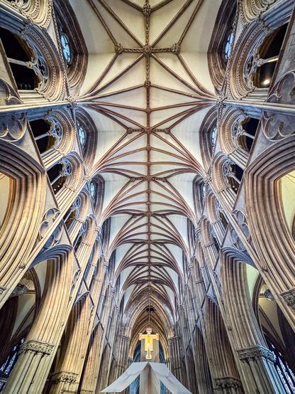 Vaulted ceiling, Lichfield cathedral