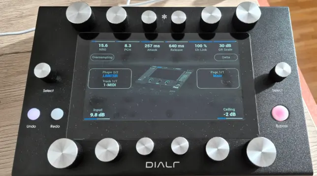 Producely Dialr im Test mit dem Mastering The Mix Limiter