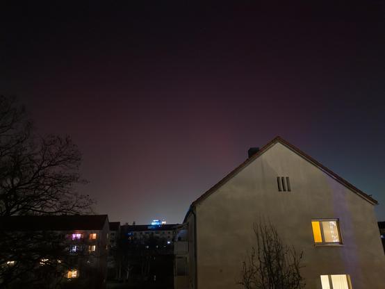 Violet Aurora over Dresden