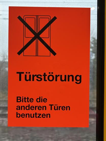Bild von Türstörungsschild