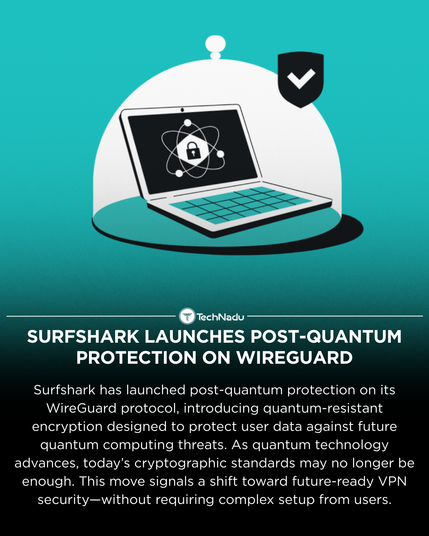 Surfshark Launches Post-Quantum Protection on WireGuard