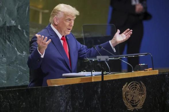 Donald Trump, ante la Asamblea General de la ONU | EFE/Sarah Yenesel