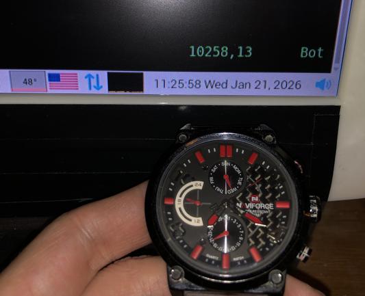 NTP time differing from watch