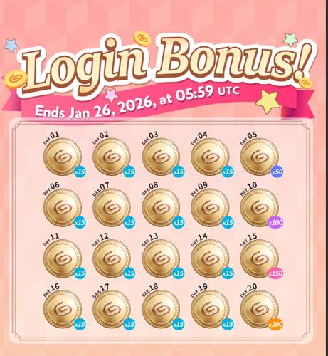 screenshot of CSP with log in bonus #nomyfeed