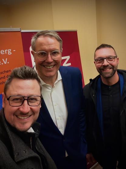 Selfie im Anschluss an die Veranstaltung.