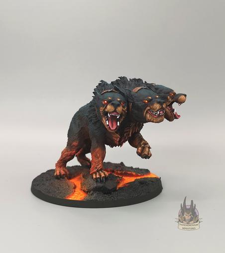 Cerberus, three headed canine guardian of hades