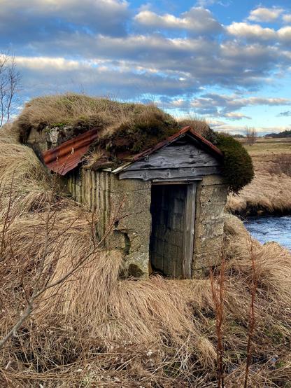 A strange little abandoned hut