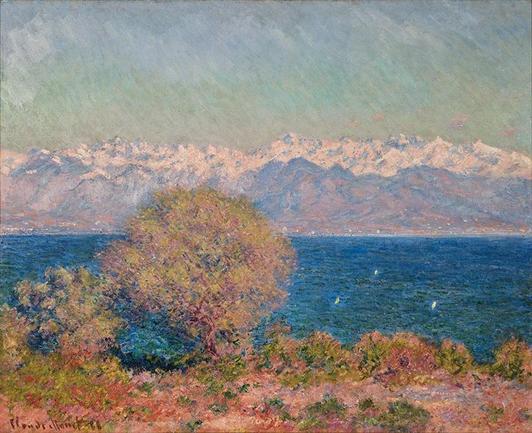 View of Cap d’Antibes by Claude Monet, 1888