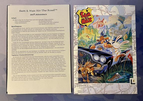 The manual and a small game reference