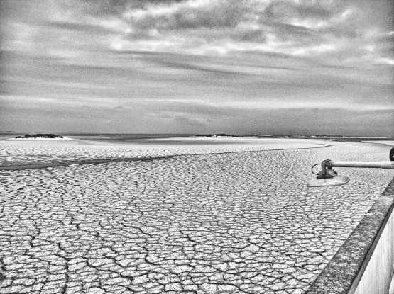 the ice on the Baltic leaving Helsinki