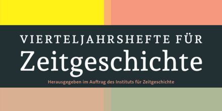 Titelkopf der Vierteljahreshefte für Zeitgeschichte