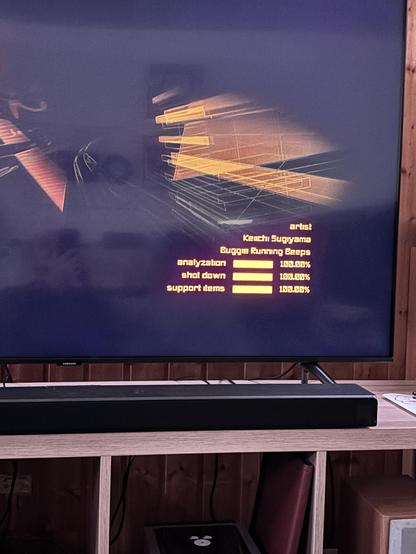 A screenshot from Rez, a Sega videogame.