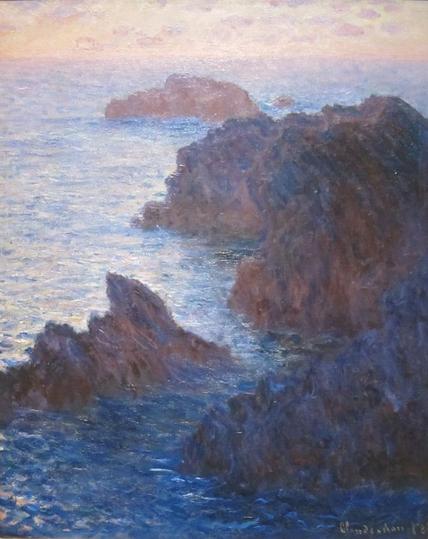 Rocks at Belle-Île, Port-Domois by Claude Monet, 1886