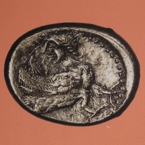 Celtic coin found in present-day Slovakia, SNM; photo credit 1. Neu-Kelte