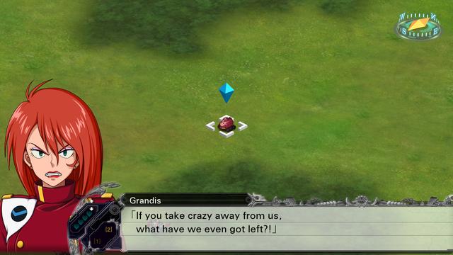 Grandis from "Nadia: The Secret of Blue Water", a red haired 20something Italian anime woman, angrily asks "If you take crazy away from us, what have we even got left?!"