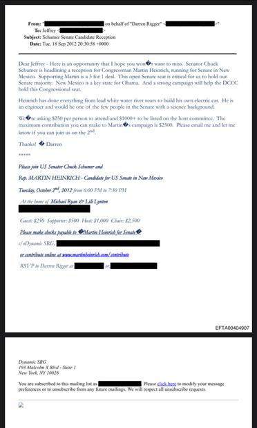 Jeffrey Epstein also received bullshit fundraising spam from Chuck Schumer’s office