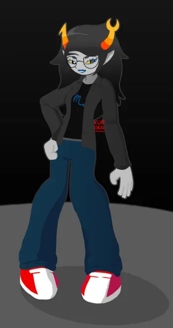 Artwork of Vriska Serket from Homestuck