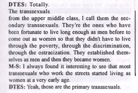 Extrait de l'interview en anglais de Dancing to Eagle Spirit par Mirha-Soleil Ross, gendertrash #4.