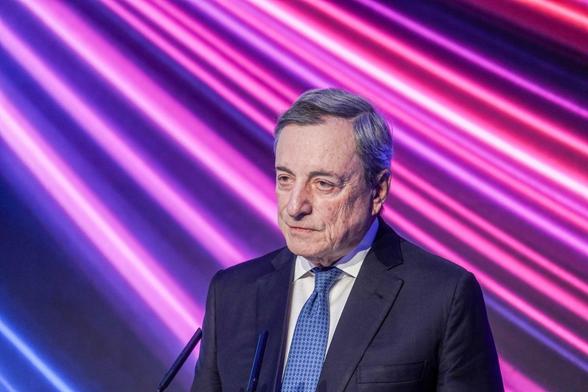Mario Draghi en la inauguración del 163 año académico del Politécnico de Milán, Italia, el 1 de diciembre de 2025. (Emanuele Roberto De Carli)