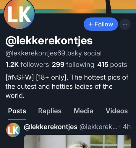 A screenshot of an account that scrapes and steals content for fun