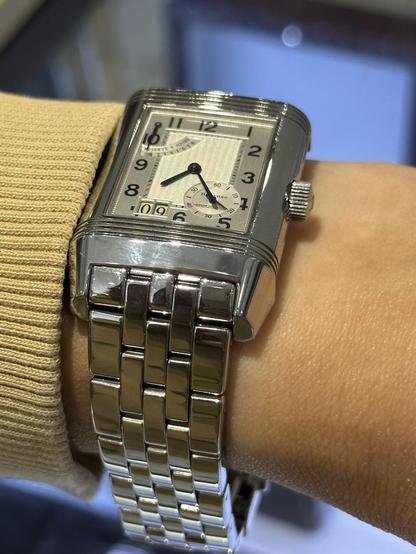 Wrist shot from the bottom angle to hint at thickness