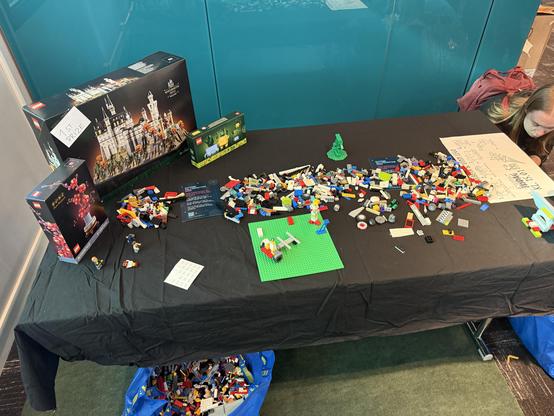 A table full of lego