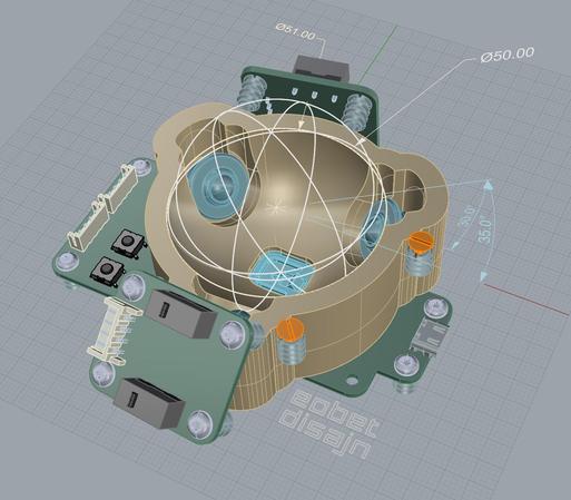 Trying to fit PCBs and a large ball & BTU setup in an as small area as possible.