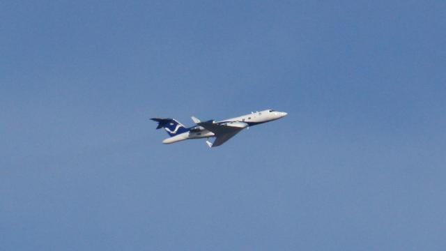 #NOAA Hurricane Hunter Gulfstream IV "Gonzo" N49RF departing Portland Int'l Airport #KPDX as NOAA49 this morning for #weather observations over the Pacific Ocean. Photo taken from home with optical zoom. No other processing besides cropping the image.
photo by Ian Kluft
February 3, 2026
Portland, Oregon, USA