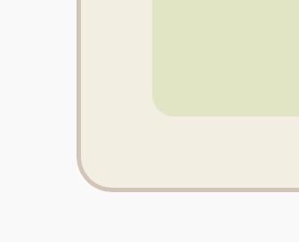 Image depicting the rounded corners of nested blocks of content.