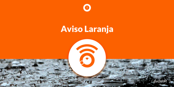 Aviso Laranja devido a Precipitação