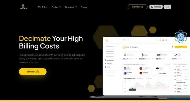 UniBee replaces expensive solutions with an open-source subscription billing software to optimize the finances for ideal business structure.
