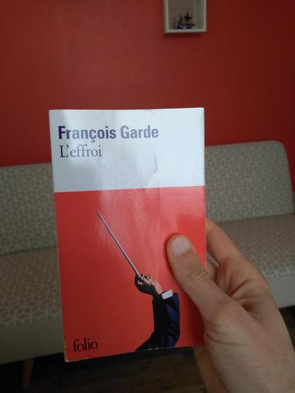 Couverture livre : François Garde, L'effroi