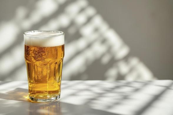 Un vaso de cerveza. (Getty Images)