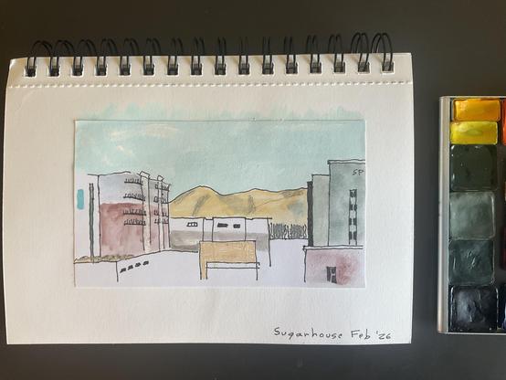 View from U of U healthcare in Sugarhouse, Utah