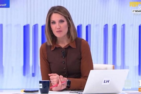 Silvia Intxaurrondo cuenta en directo que Jorge Azcón ha rechazado la entrevista en TVE como candidato a la reelección en Aragón. ()