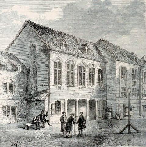 The Marshalsea, the prison where Charles Dickens's father was imprisoned when he was a boy and which is central to the plot of 'Little Dorrit'.