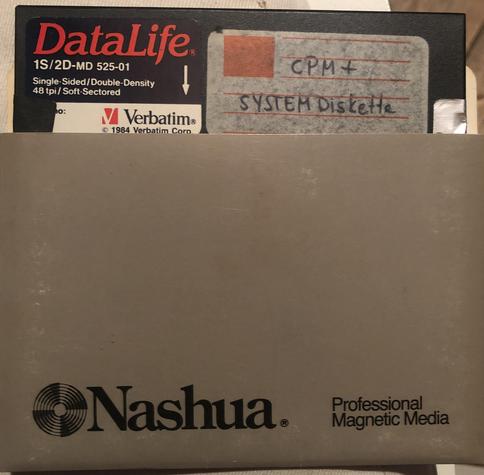 5 1/4 Zoll Diskette „CPM  SYSTEM Diskette“